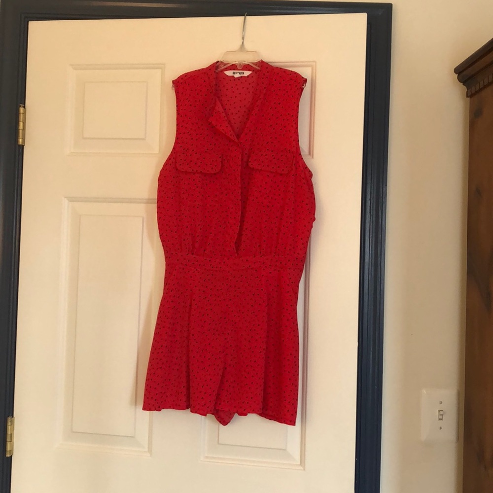 Strawberry pink BB Dakota romper